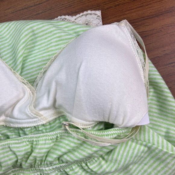 Victoria's Secret PINK Medium Babydoll Chemise Nightgown Cotton Lace Trim Lot 3 - Picture 8 of 11